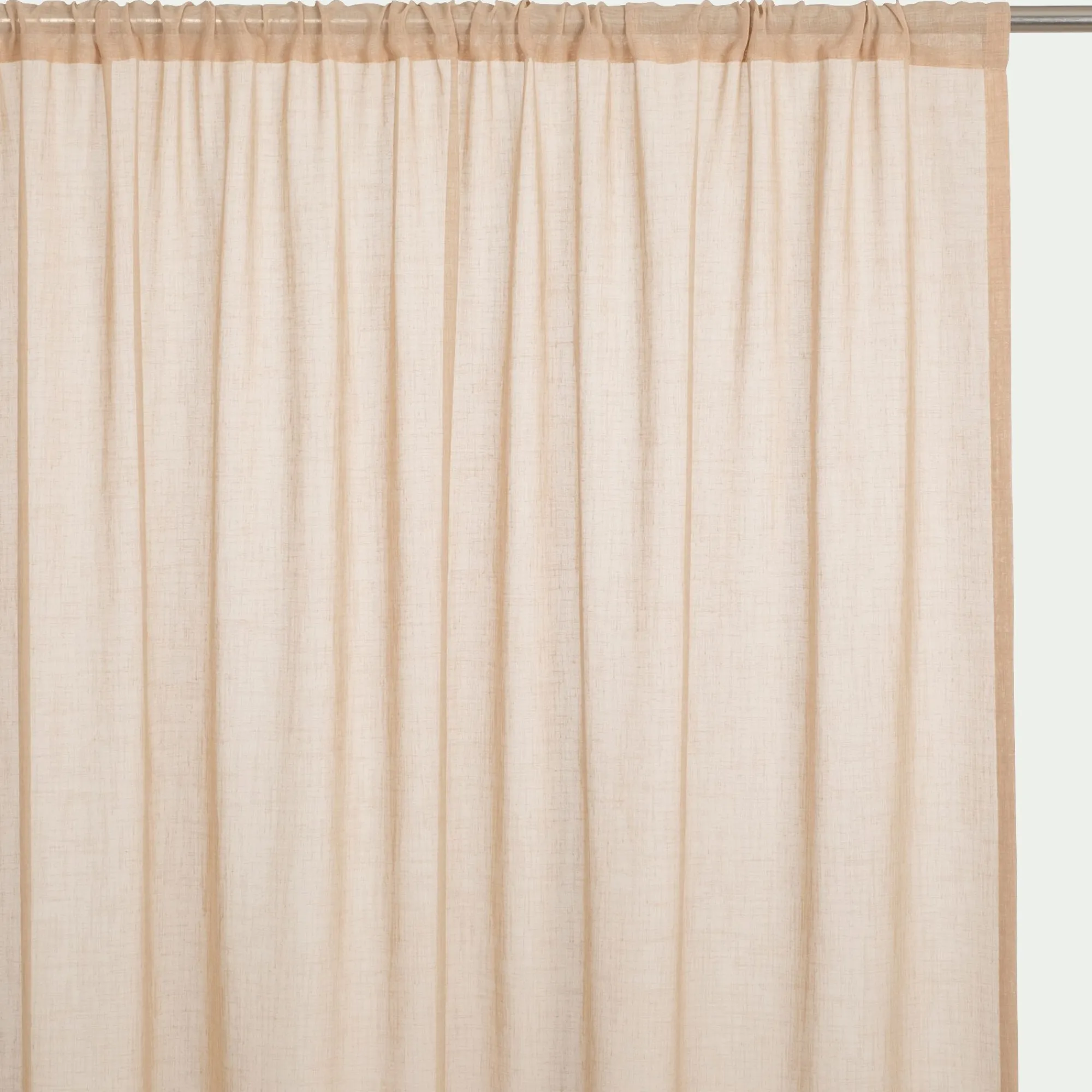 alinea Voilage*Voilage passe-tringle en polyester 140x250cm - Beige