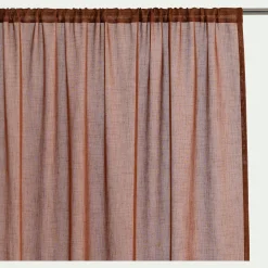 alinea Voilage*Voilage passe-tringle en polyester 140x250cm - Terracotta