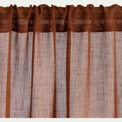 alinea Voilage*Voilage passe-tringle en polyester 140x250cm - Terracotta