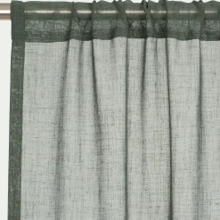 alinea Voilage*Voilage passe-tringle en polyster 140x250cm - cèdre Vert